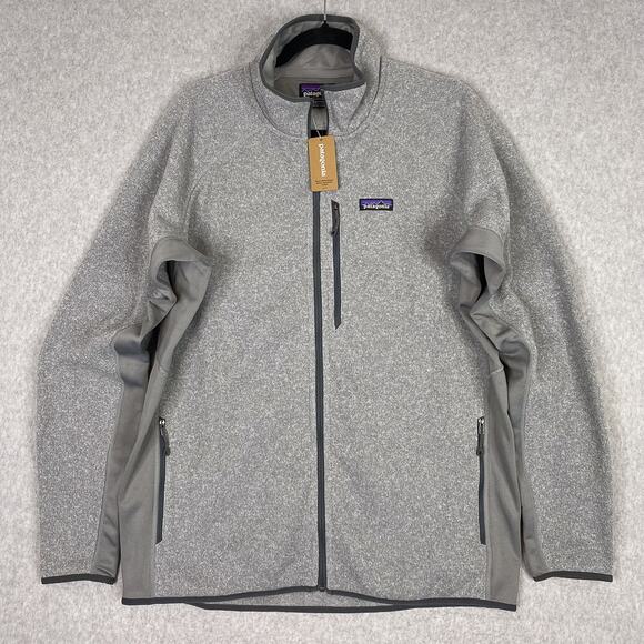 Patagonia Jacket Mens XL Feather Grey Better Sweater Full Zip - Picture 1 of 7